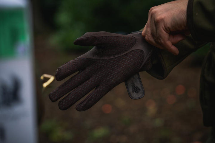 Seeland Aim Shooting Gloves Chocolate Torte