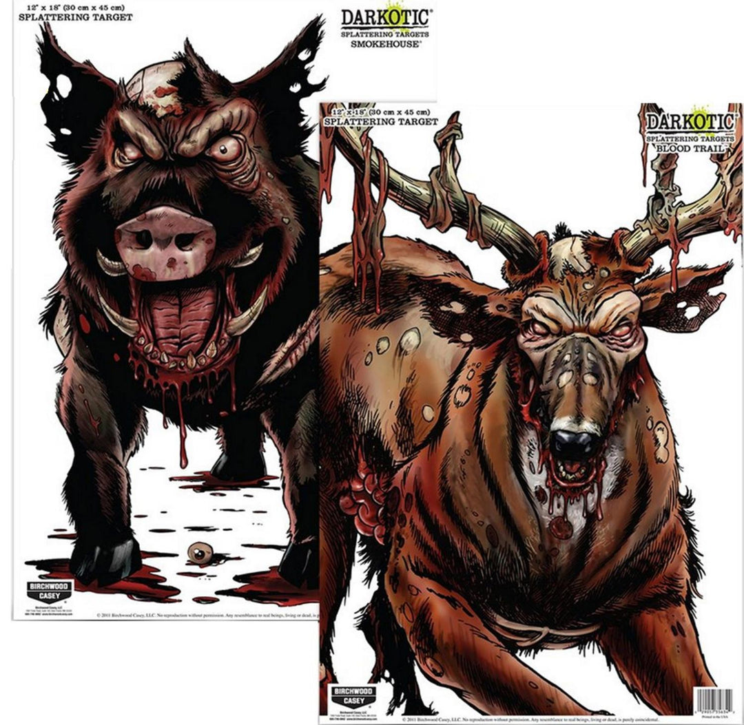 Birchwood Casey Darkotic Smokehouse & Blood Trail Targets