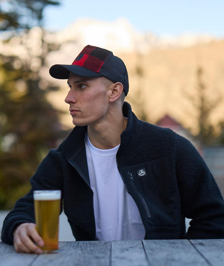 Swanndri Swanni Trucker Cap Red/Black Check