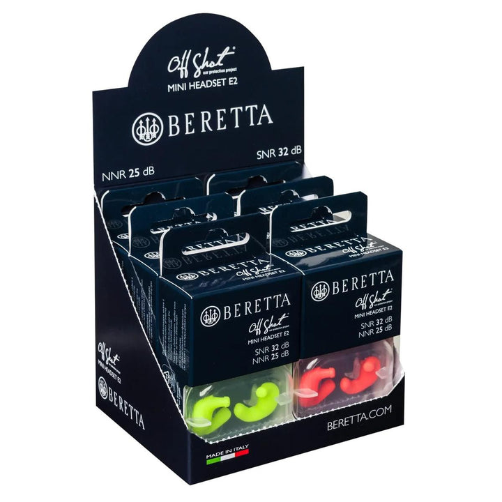Beretta MINI HEADSET E2 (BOX 6 PIECES) Mixed Colors