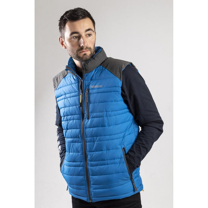 Caterpillar Defender Insulated Vest Blue