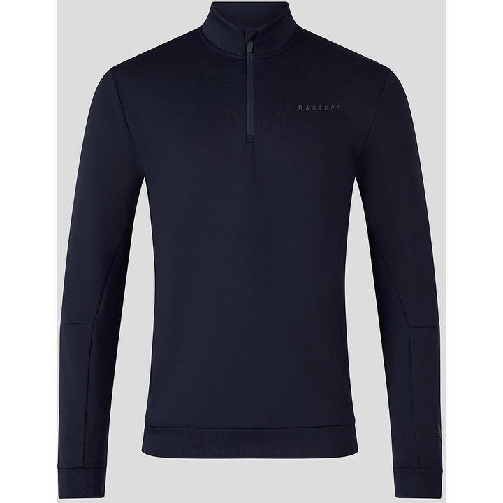 Castore FLEX 1/4 ZIP SWEATSHIRT CASTORE NAVY/PEWTER