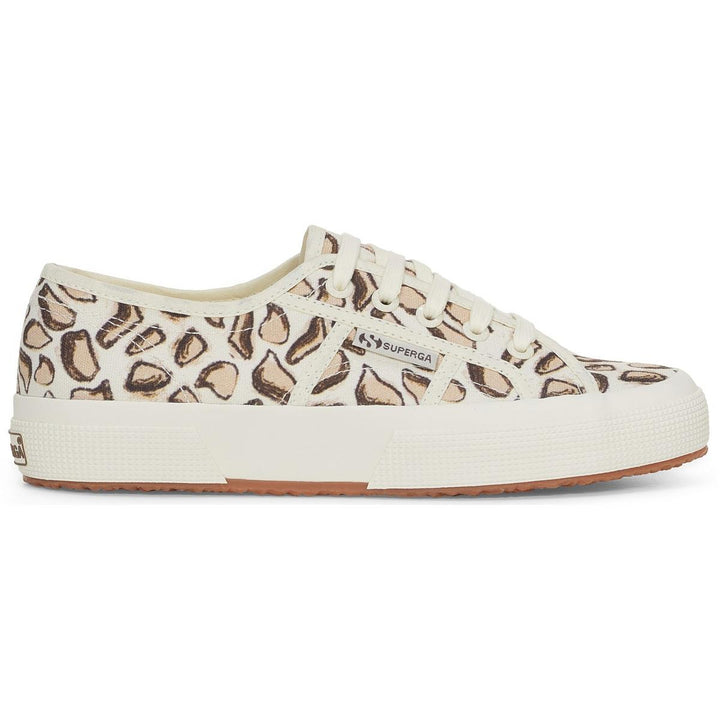 Superga 2750 Giraffa Print Trainers Beige Natural/Giraffa Print