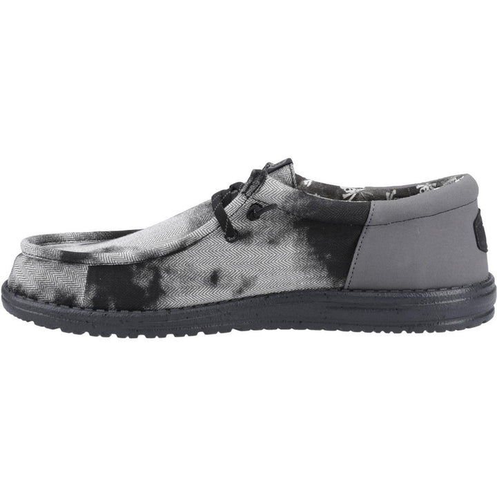 HEYDUDE Wally Funk Overdye Shoe Black/Granite
