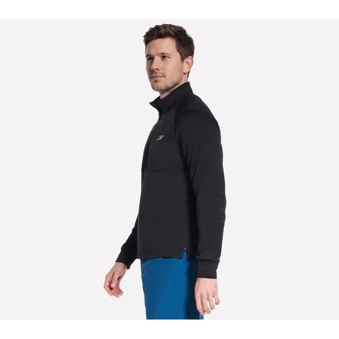 GODRI ALL DAY THERMAL 1/2 ZIP Bold Black