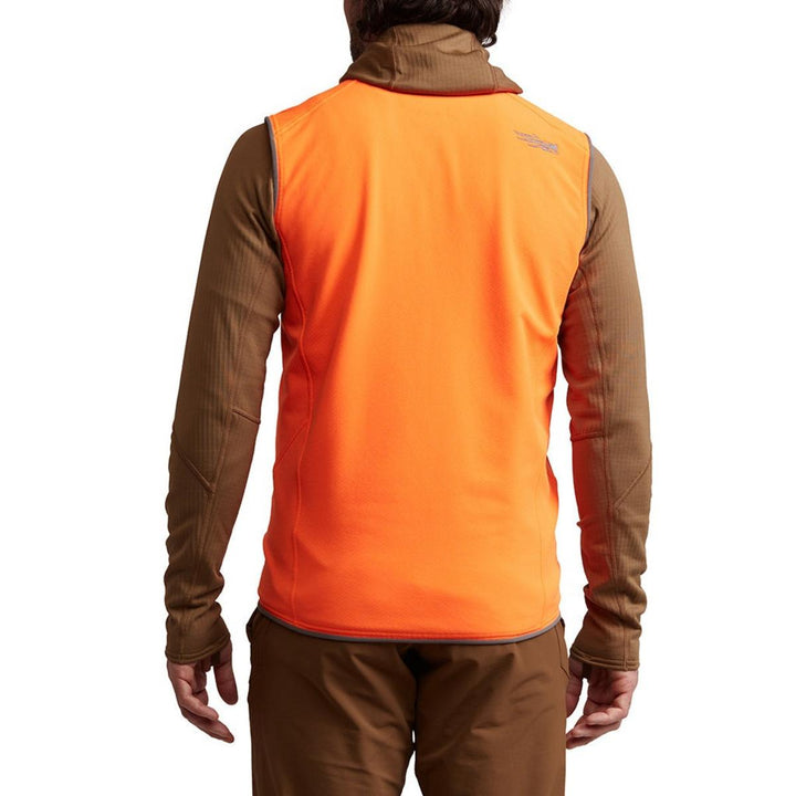 Sitka Alpha Fleece Vest Blaze Orange