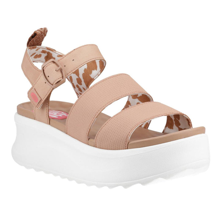 HEYDUDE Delray Buckle Classic Sandal Tan