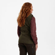 Deerhunter Lady Pam Bonded Fleece Waistcoat Graphite Green