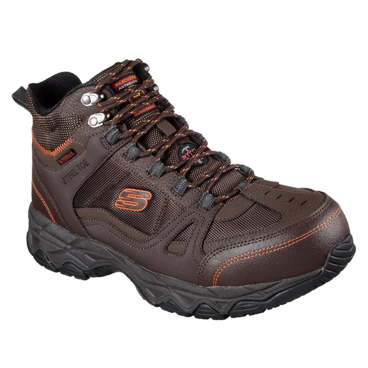 Skechers Workwear Ledom Safety Boot Brown