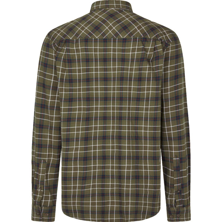 Seeland Glen Flannel Shirt Grape Leaf/Dark Navy Check