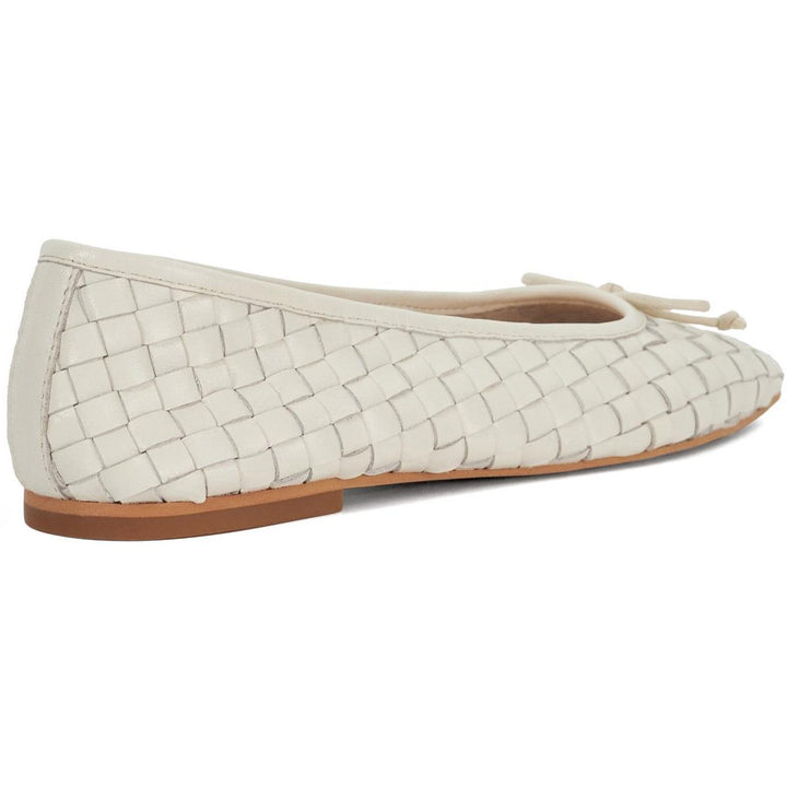 Dune Heat Ballerinas Ecru