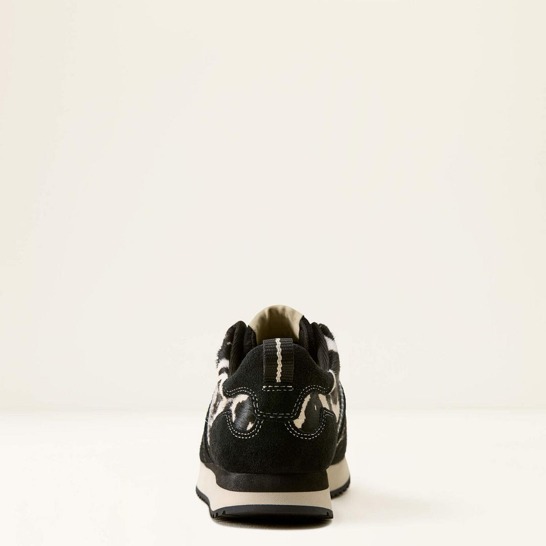 Ariat Ladies Ranch Runner Blk Sd/blk Wht High Rise On