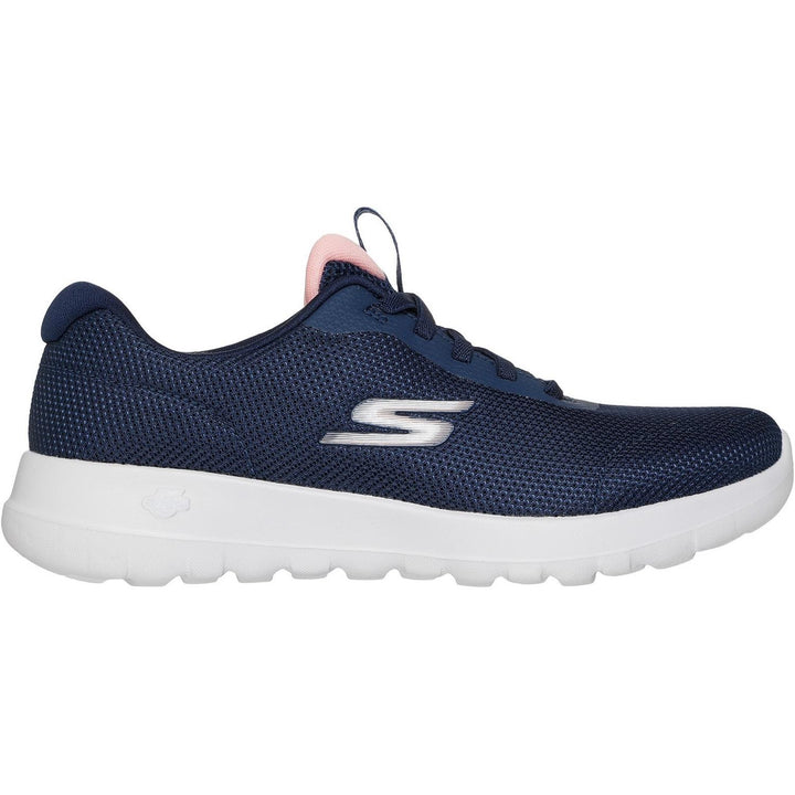 GO WALK JOY RINA Navy Textile/Pink Trim