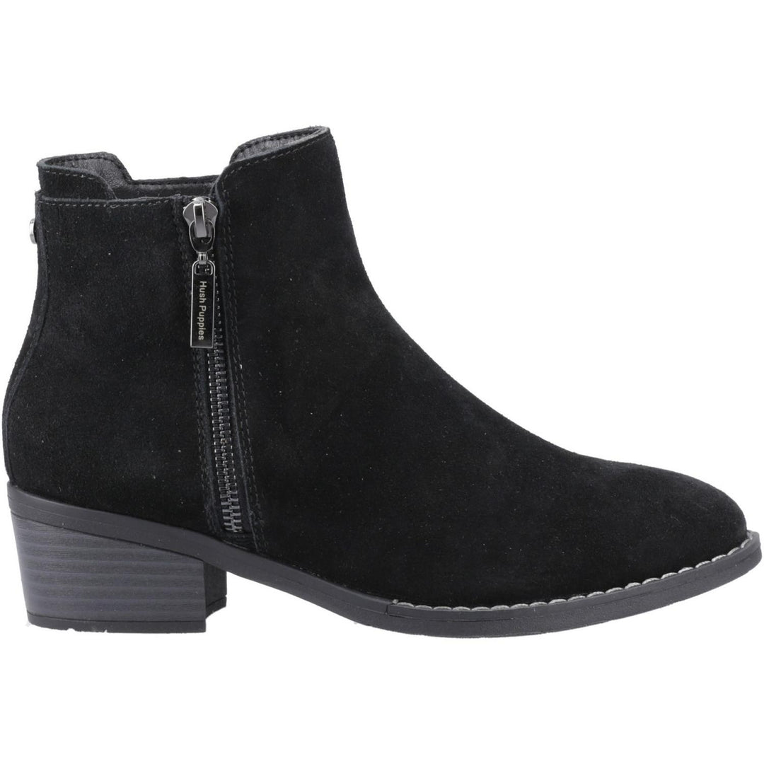 Ingrid Zip Boot Black