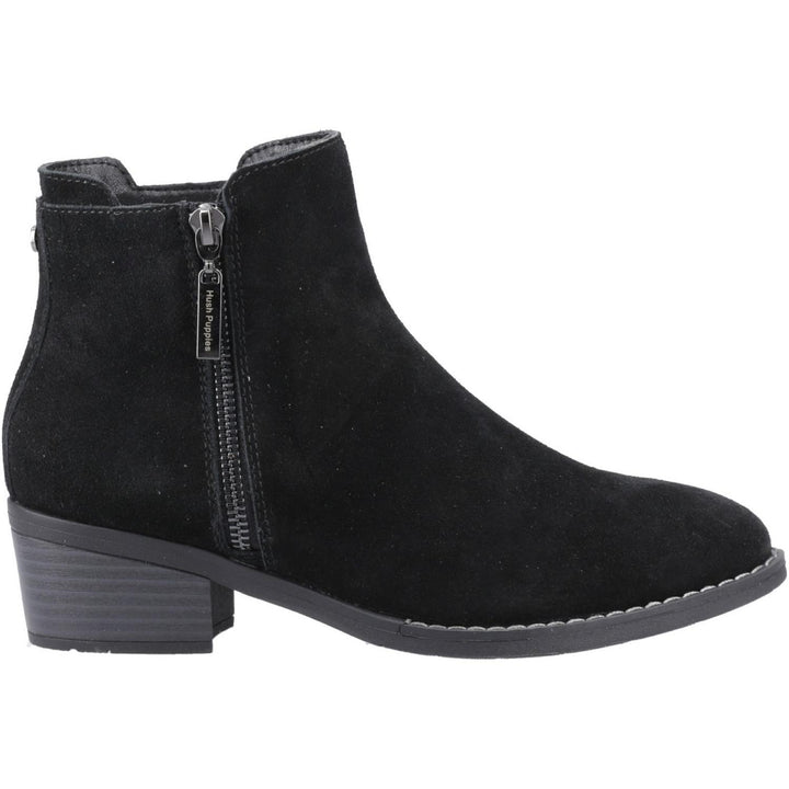 Ingrid Zip Boot Black