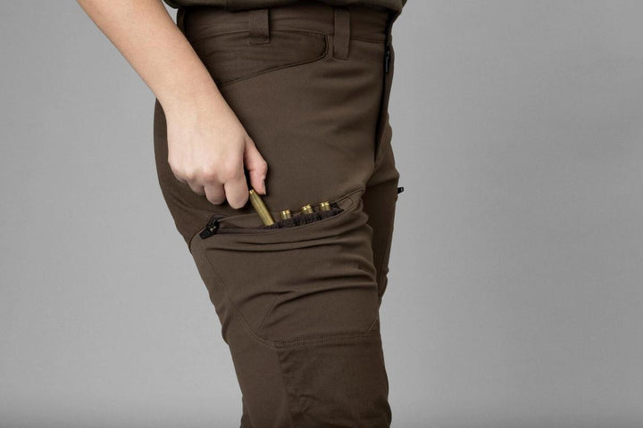 Harkila Runa trousers Women Slate brown/Willow green