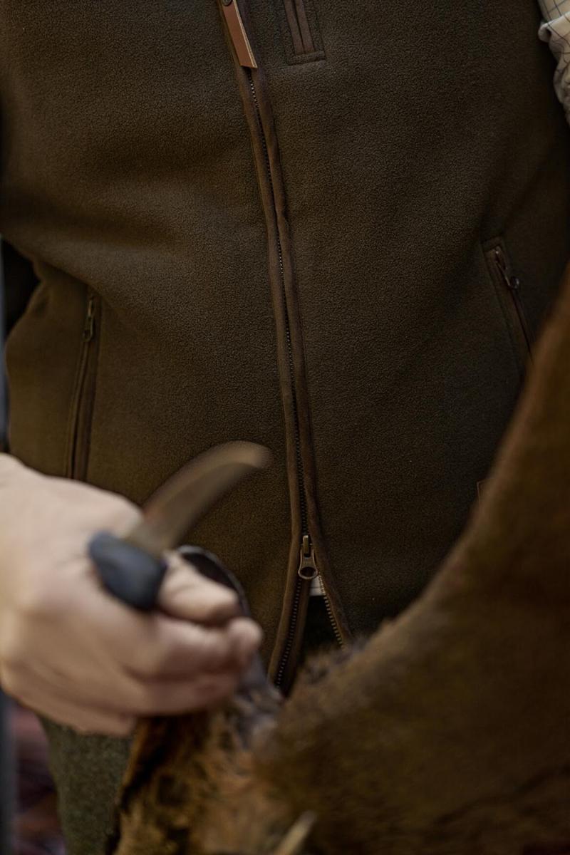 Harkila Sandhem sherpa fleece waistcoat Willow – view 3