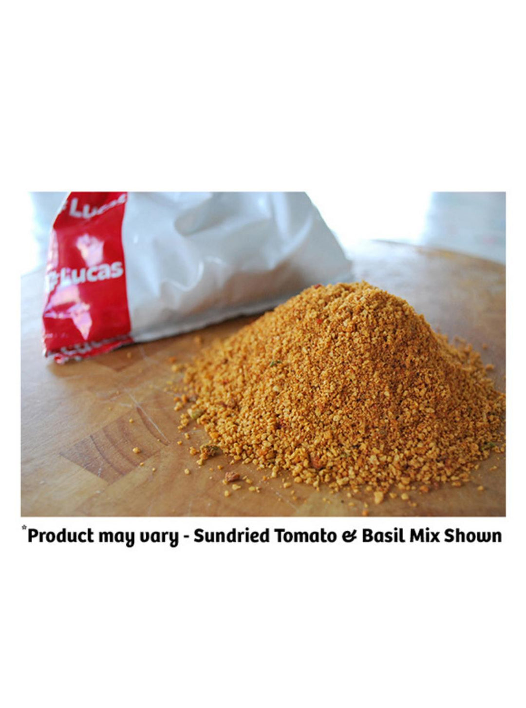 Lucas Sausage Mix - Tomato and Basil Flavour & Basil., Mix.