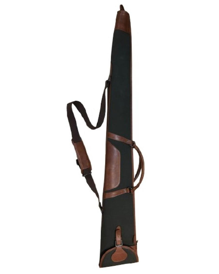 Härkila Retrieve Canvas & Leather Shotgun Slip Warm Olive 135cm
