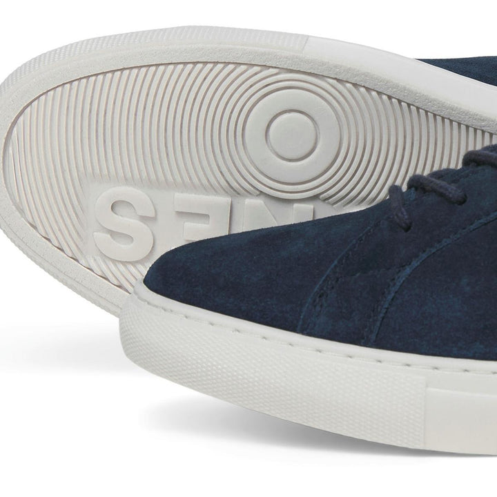 Jack & Jones Galaxy Suede Trainers Navy Blazer