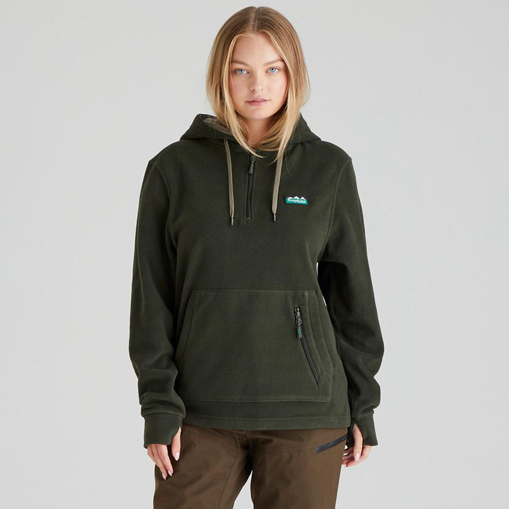 Ridgeline Womens Ballistic Long Sleeved Fleece Hoodie