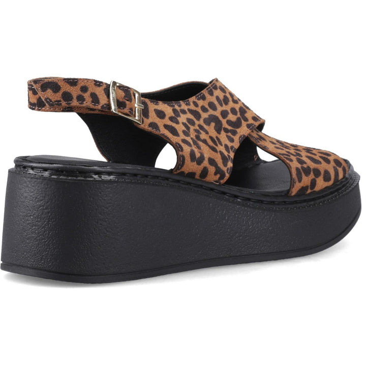 Bex Wedge Sandal Leopard