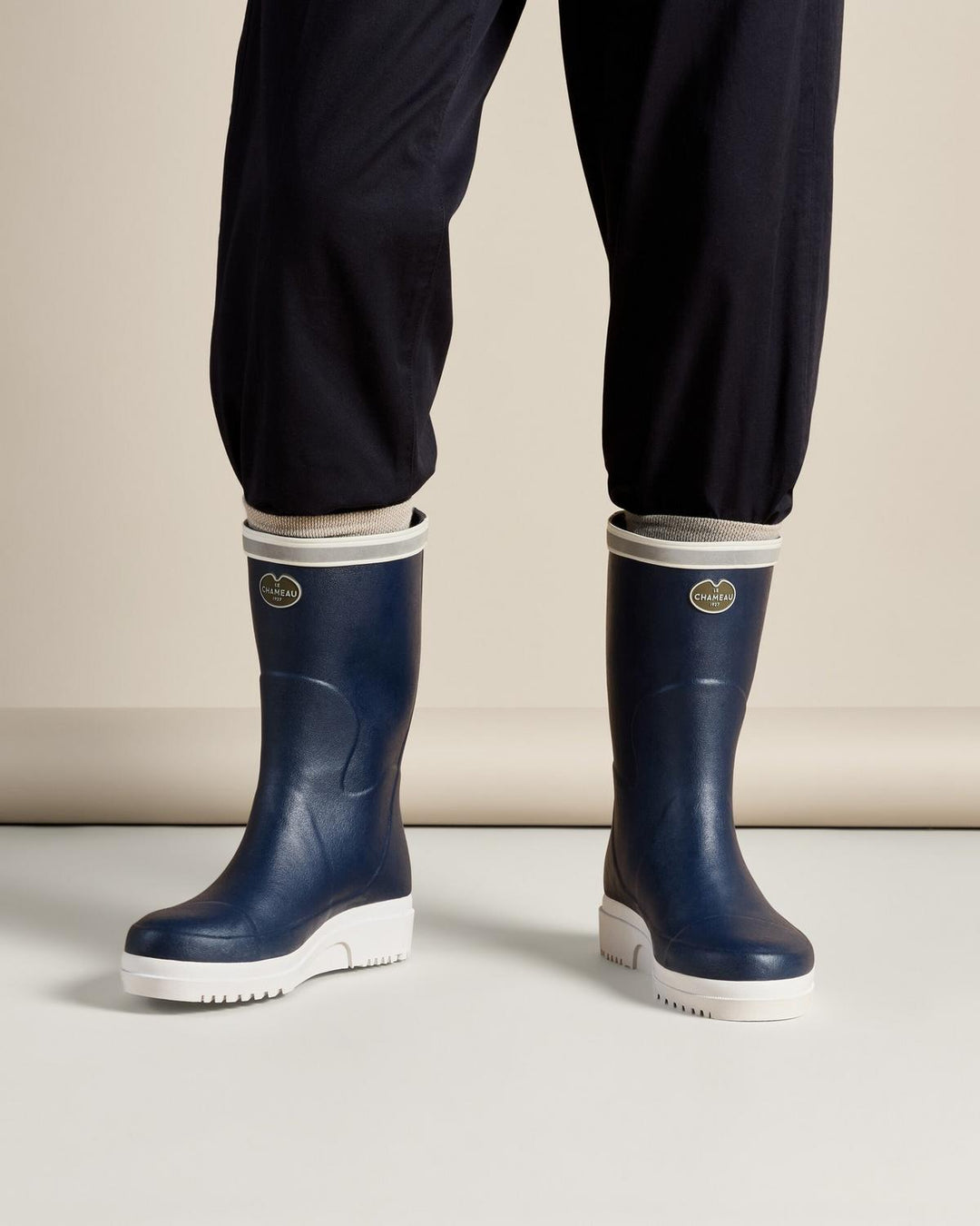 Le Chameau Men's Marine Evo Ponti Lined Short Sailing Boot