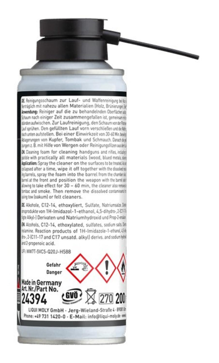 Liqui Moly GUNTEC Barrel and Gun Cleaner Foam 200ml