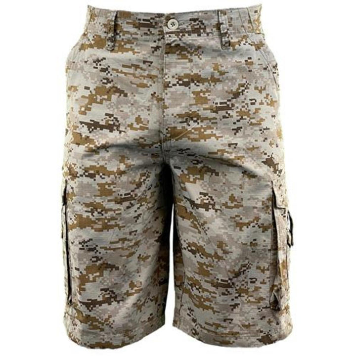 ek Wholesale Mens Ripstop Camouflage Cargo Shorts