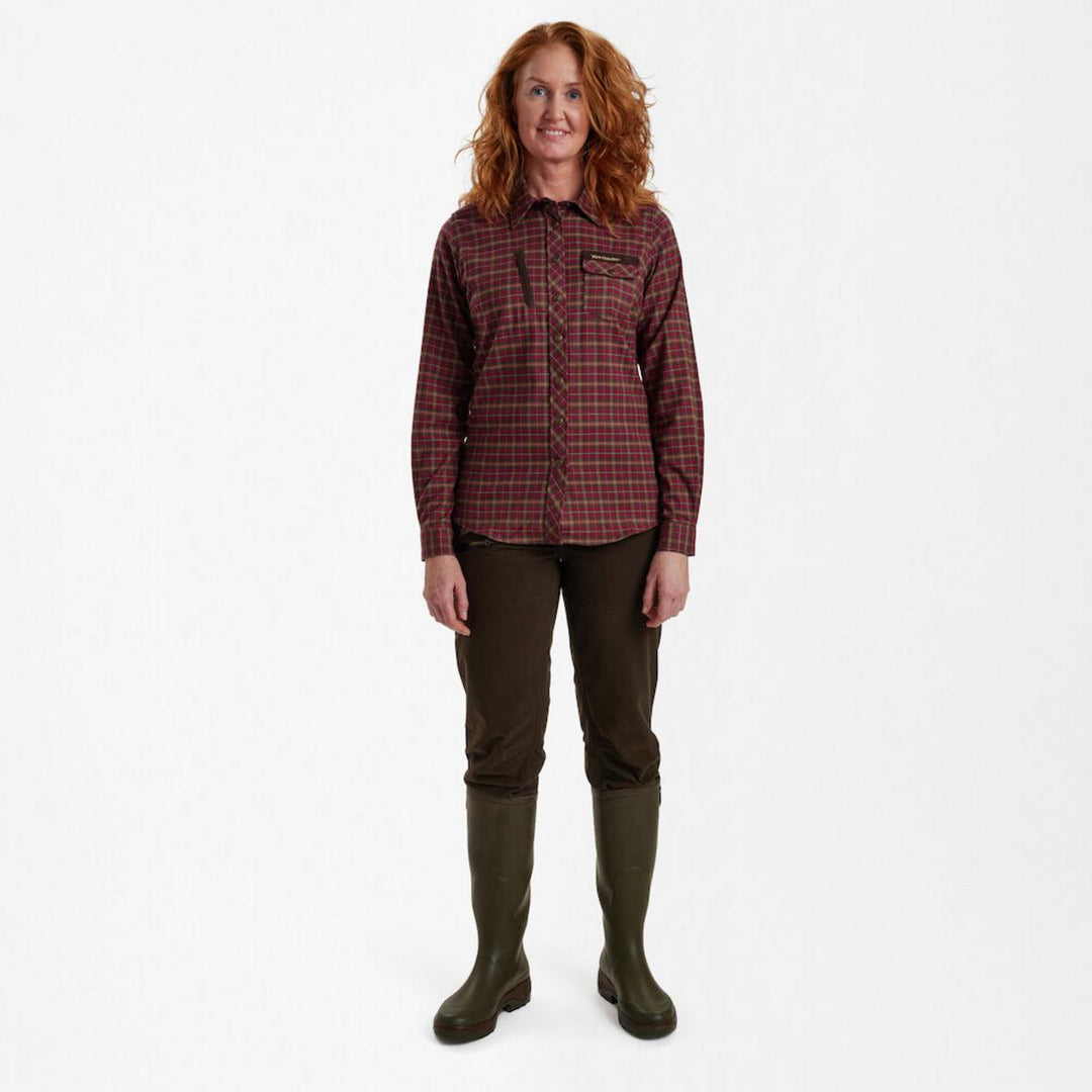 Deerhunter Lady Ava Shirt Red Check