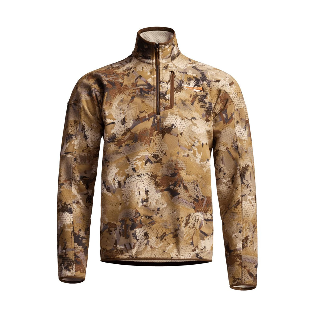 Sitka Alpha Fleece 1/4 Zip Pullover Optifade Marsh
