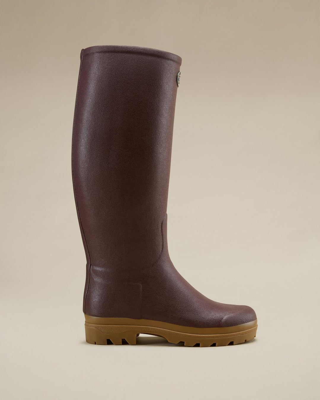 Le Chameau Women's Saint-Hubert Leather Lined Wellington Boot