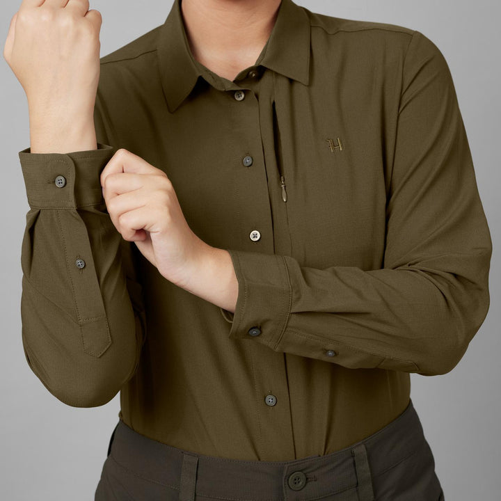 Trail L/S shirt Women Willow green – view 4