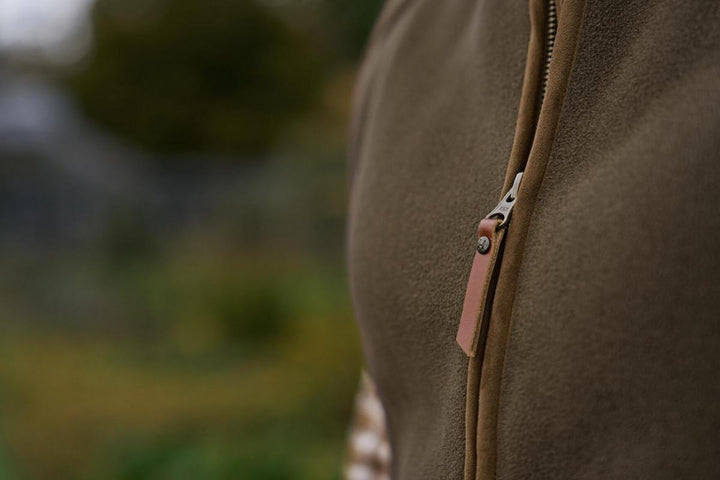 Harkila Sandhem sherpa fleece waistcoat W Willow
