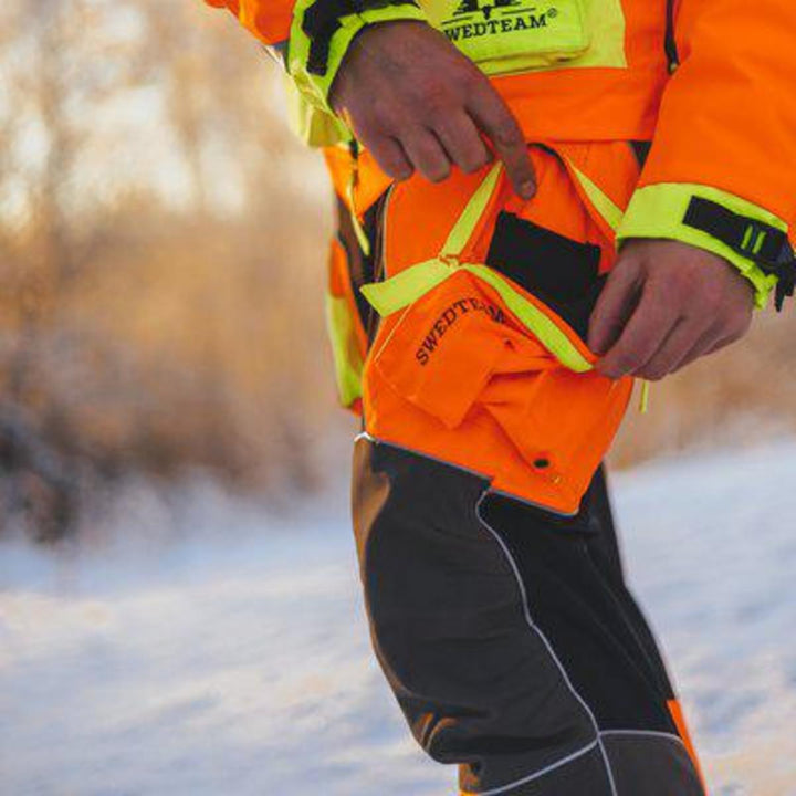 SwedTeam Protect Pro Shell Trousers Orange Neon