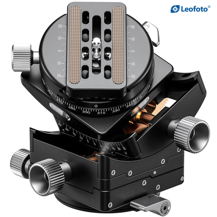Leofoto G6 Geared Head with Arca-Swiss Compatible Panning Clamp