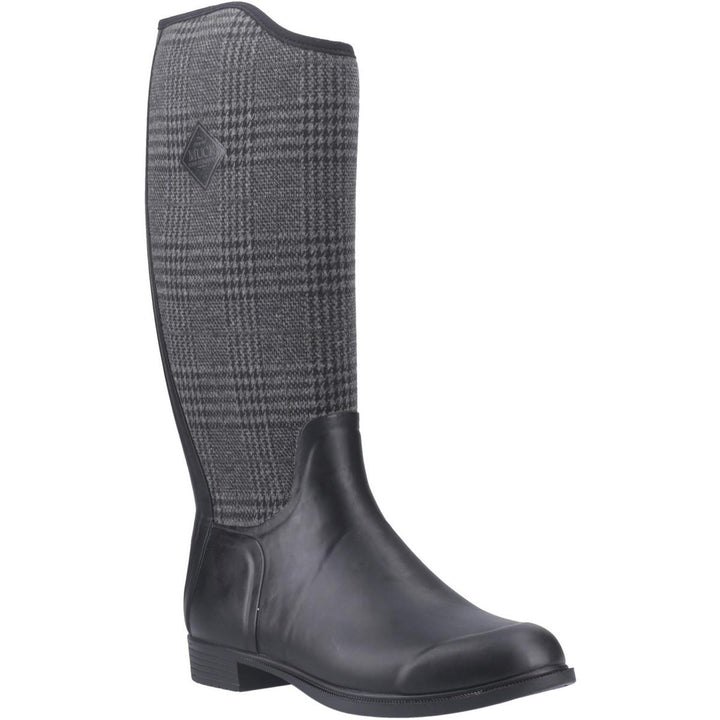 Muck Boots Derby Tall Black/Plaid