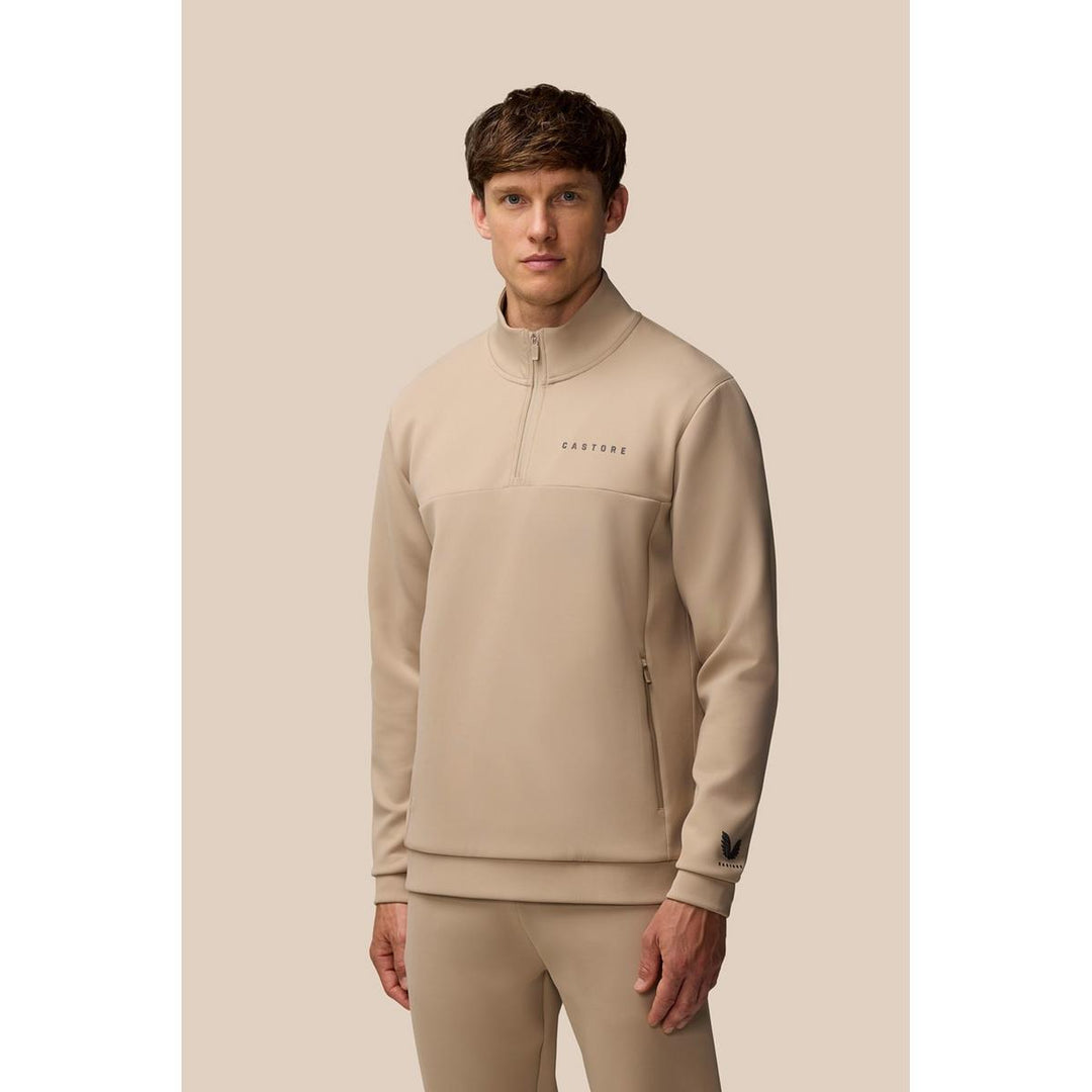 Castore Scuba 1/4 Zip Mushroom/Gunmetal