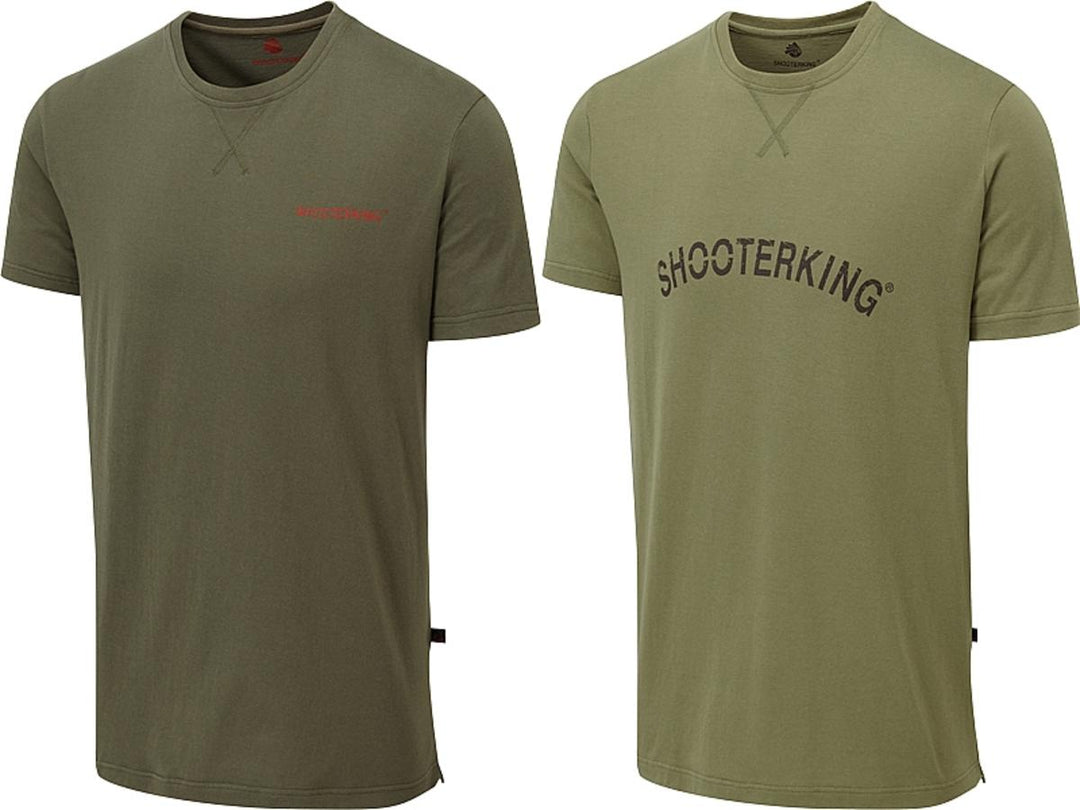 ShooterKing OUTLANDER T-SHIRT 2-PK - OLIV.GRN/SPR.GRN