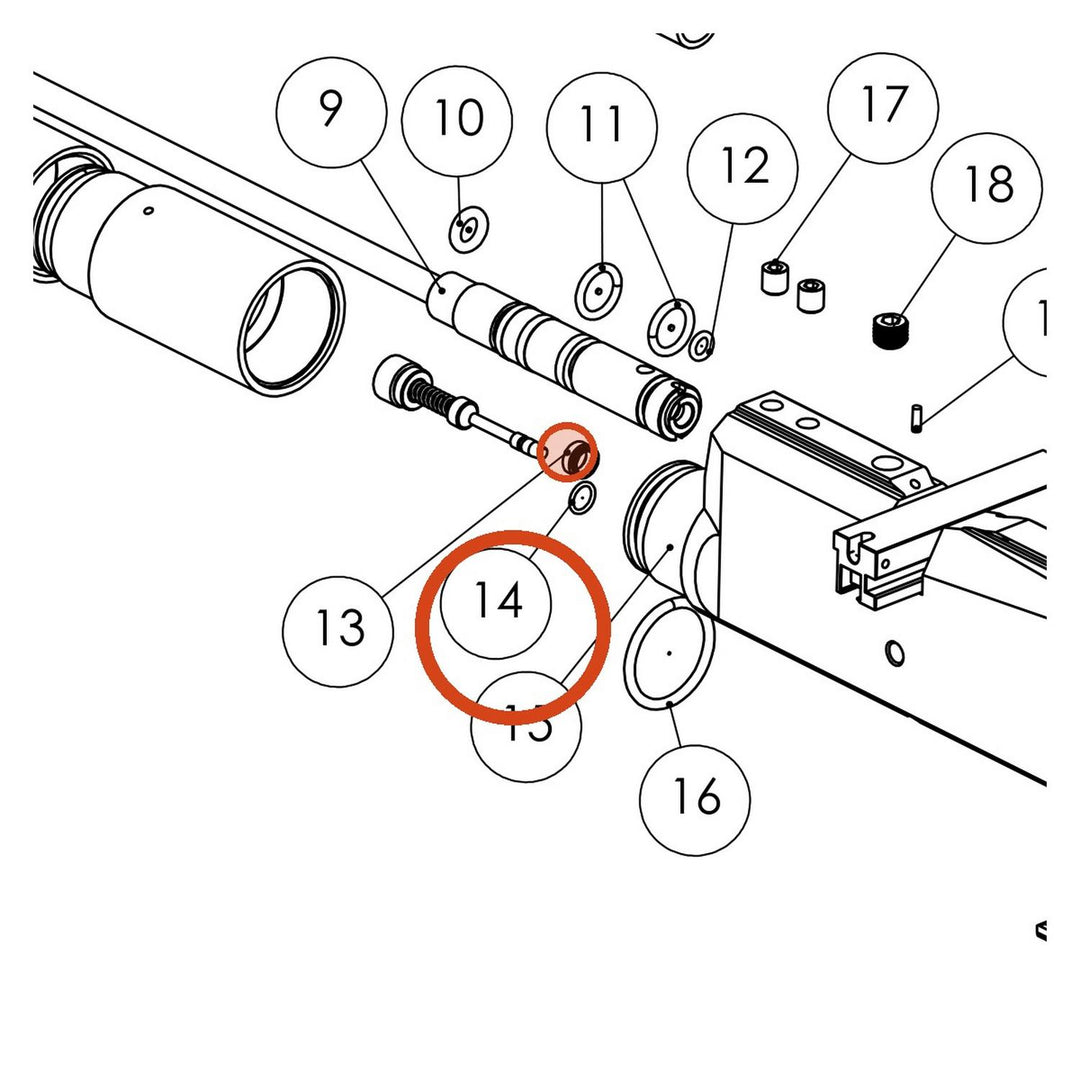 FX O Ring 6x1 NBR 90 19061