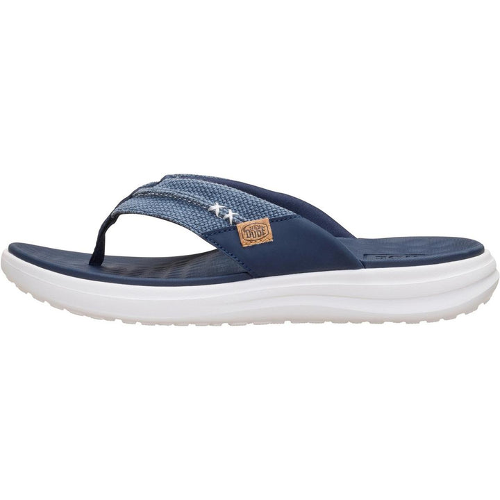 HEYDUDE Finn Flip Braided Navy