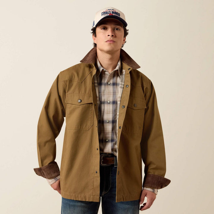 Ariat Mens Retro Canvas Shirt Jacket