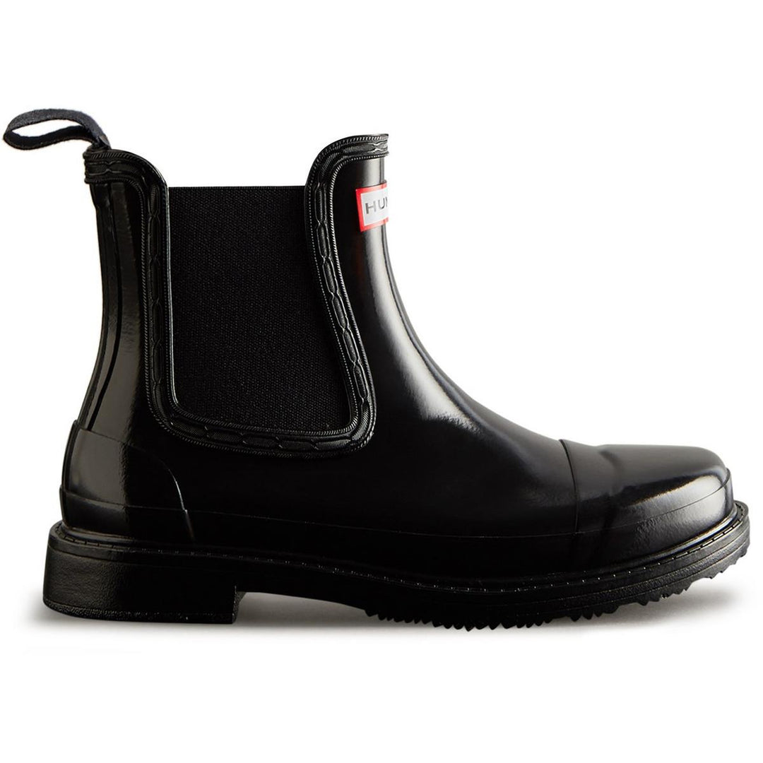 Hunter Commando Gloss Chelsea Boots