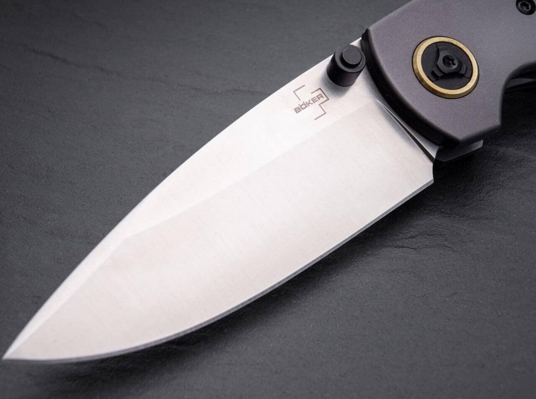 Böker Plus Gulo Pro Marble Carbon Fibre Folding Knife