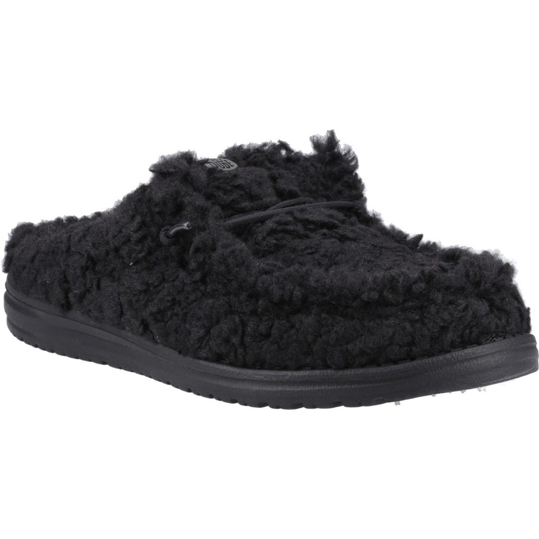 Wally Slipper Black/Black