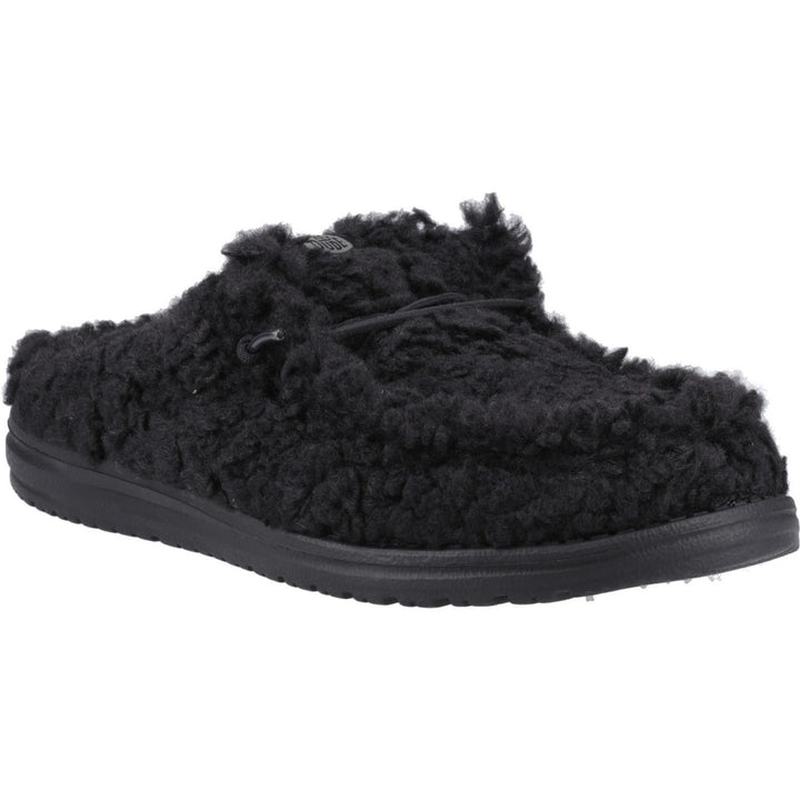 Wally Slipper Black/Black
