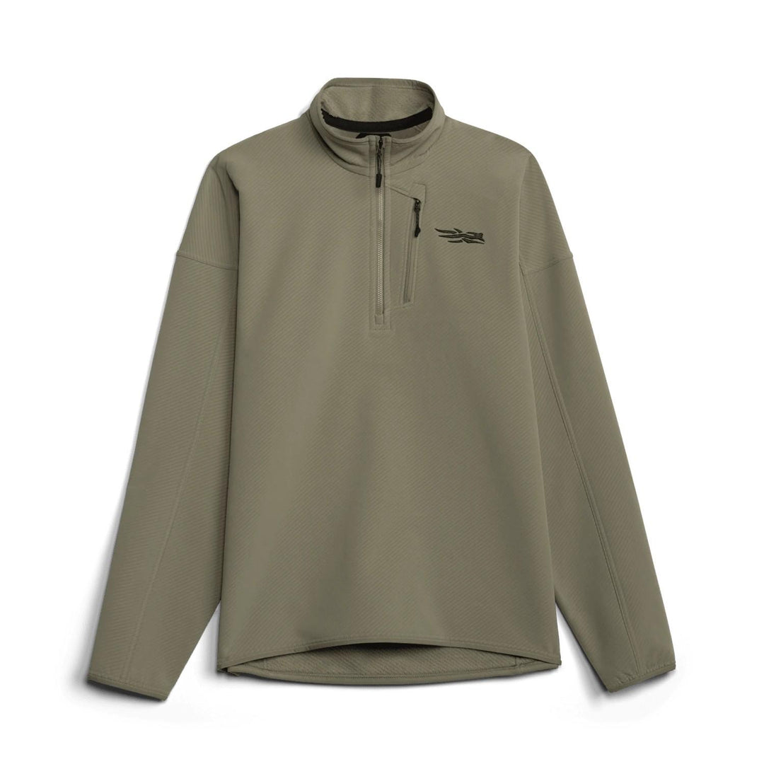 Sitka Alpha Fleece 1/4 Zip Pullover Dark Green Sage