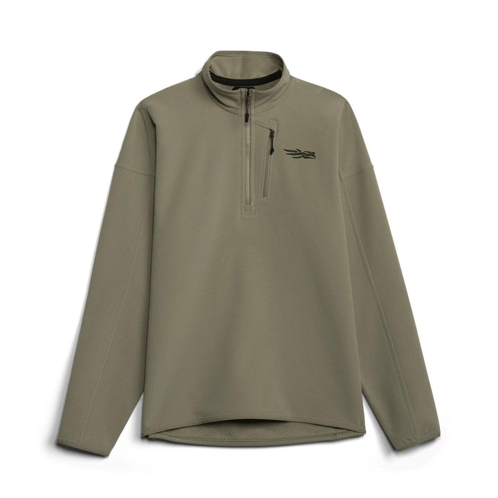 Sitka Alpha Fleece 1/4 Zip Pullover Dark Green Sage