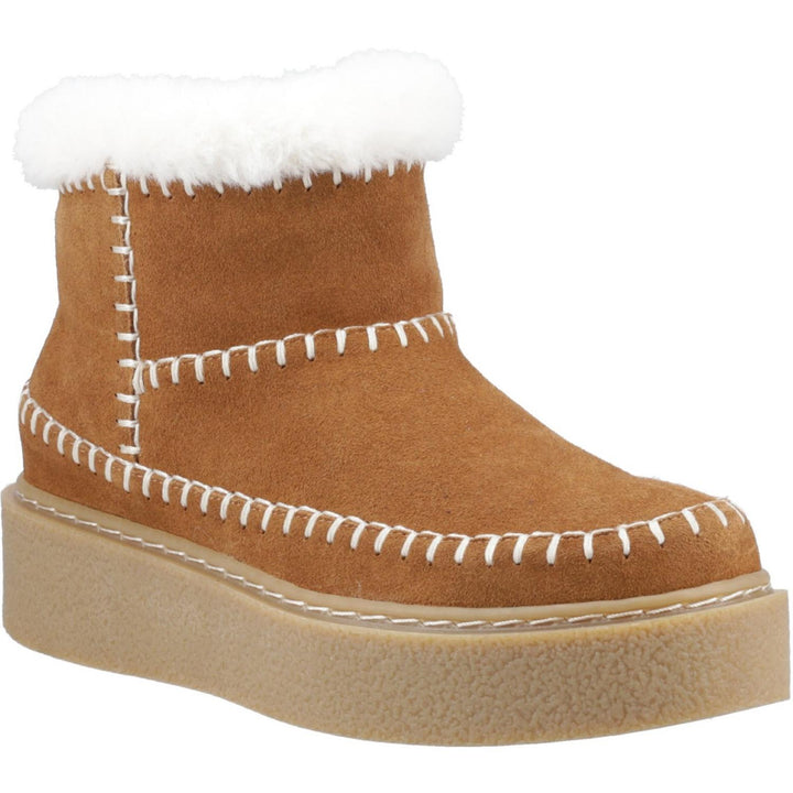 Brielle Stitch Boot Tan