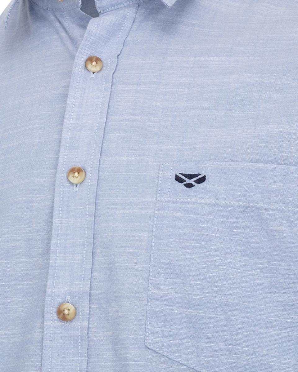 Hoggs of Fife Aberdour Short Sleeve Checked Shirt Plain – view 2